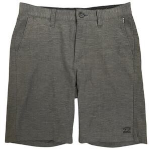 Billabong Submersible Crossfire Dark Gray Shorts Quick Dry Stretch 26"